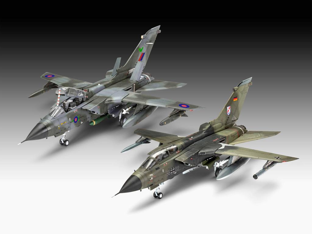 Revell 1/72 German/British Tornado 50th Anniversary Twin Pack Plastic Model Kit 03801