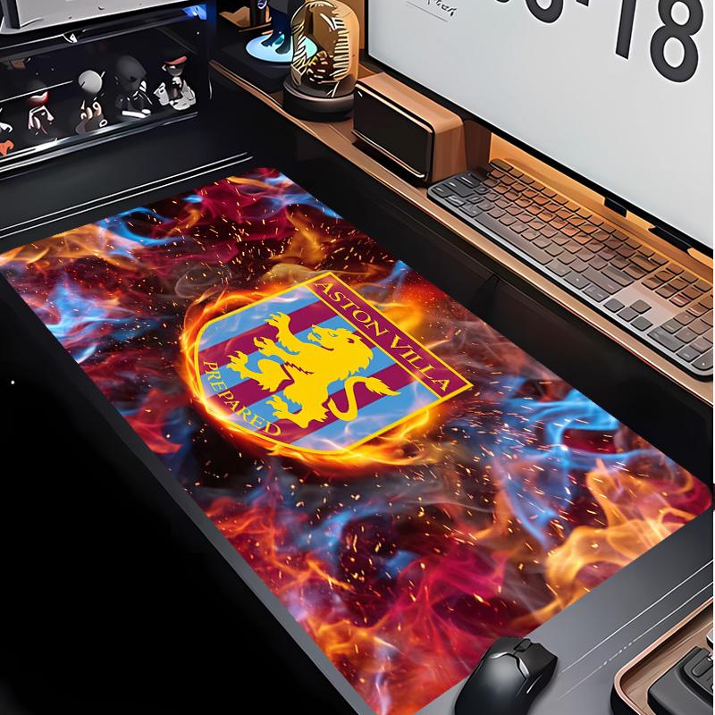 Tappetino per Mouse Stampa Calcio Aston Villa Non?Tappetino Antiscivolo in Gomma per Scrivania Impermeabile Mousepad da Gioco per Laptop Ufficio Desktop