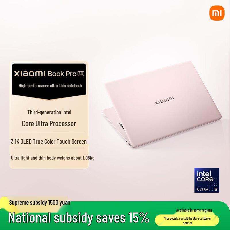 

Xiaomi Book Pro 14 Laptop (CN version) 3rd Gen Ultra X7-358H | 32GB RAM, 1TB SSD