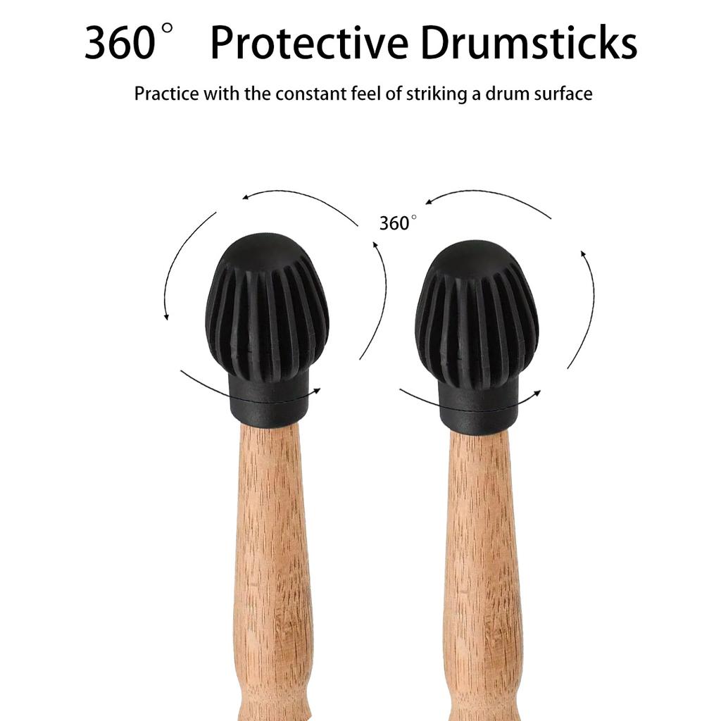 Miwayer 2/4/8pcs Shelf Drum Mute Silicone Sleeve/Weakness Muffler Contact Tips/for Percussion Instrument Accessories