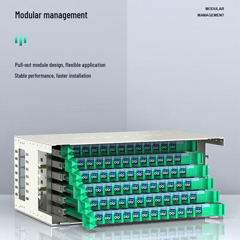 Shengwei 12-Core LC Single Mode Rack-Mount Fiber Patch Panel