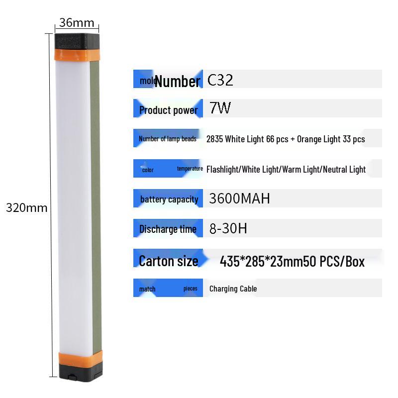 Rechargeable Super Bright Night Market & Camping Lights for Power Outages