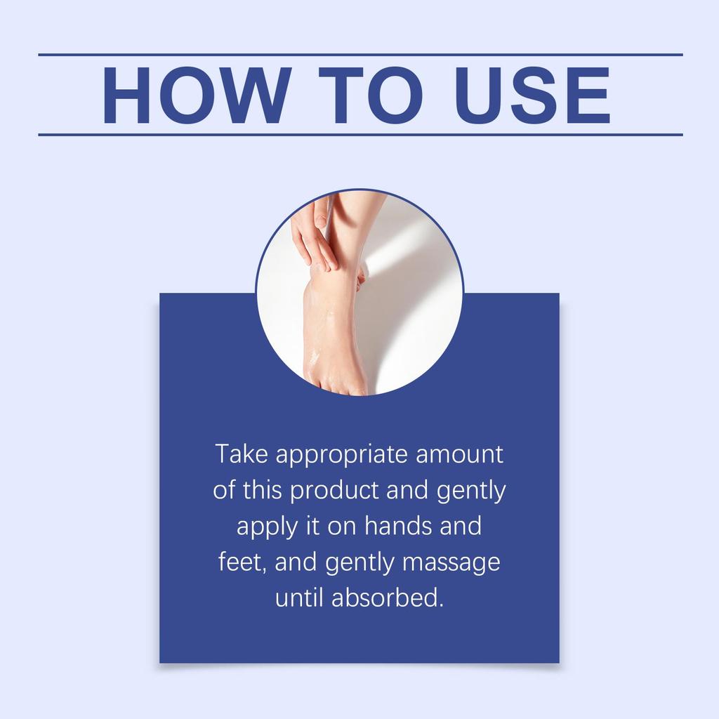 Ximonth Hand & Foot Cream 50g, Natural Formula, Softens Calluses, Moisturizes and Nourishes Hands and Feet