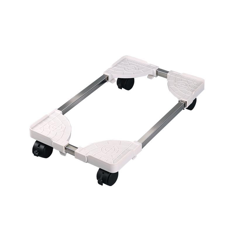 Height-Adjustable Computer Case Base with Casters