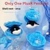 Ocean Family Shell Small Octopus Plush Keychain For Girls And Boys