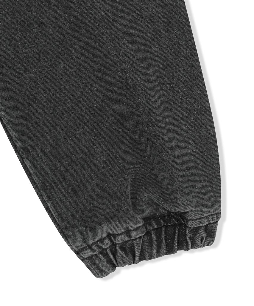 Brownbreath Denim Hood Zip Up - Black