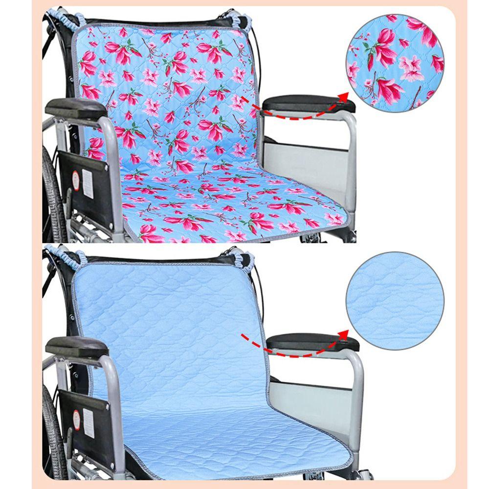 Water Absorbent Wheelchair Seat Cushion Anti-Slip Washable Chair Protector Leakproof Comfortable Wheelchair Incontinence Pad