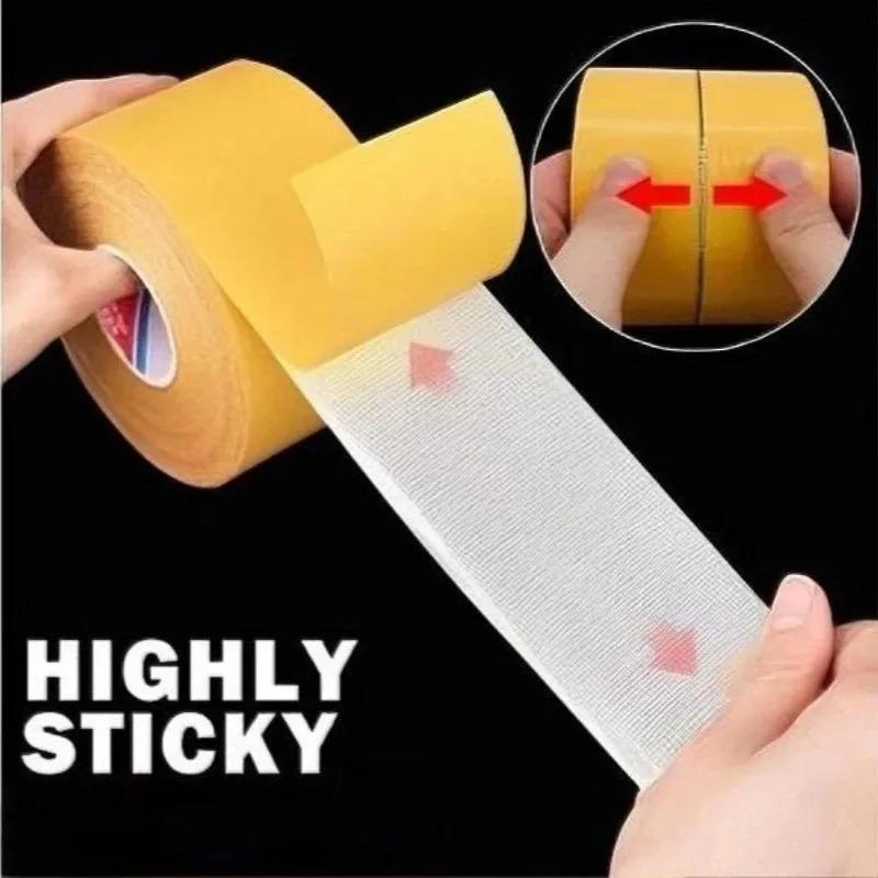 Fixation Bookbinding Extra Strong Double Sided Adhesive Tape Thin Super Strong Heavy Mesh Waterproof Powerful Grid Carpet Tape