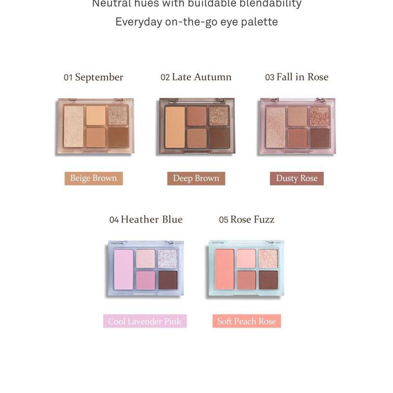 hince - All-round Eye Palette - 3 Types