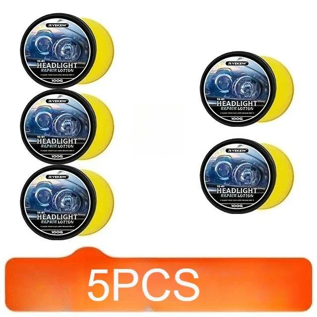 YC19 Auto Scheinwerfer Restaurierungs Poliersets Scheinwerfer Kratzerentferner Reparatur Reinigungspaste Entfernt Oxidation Scheinwerfer Poli