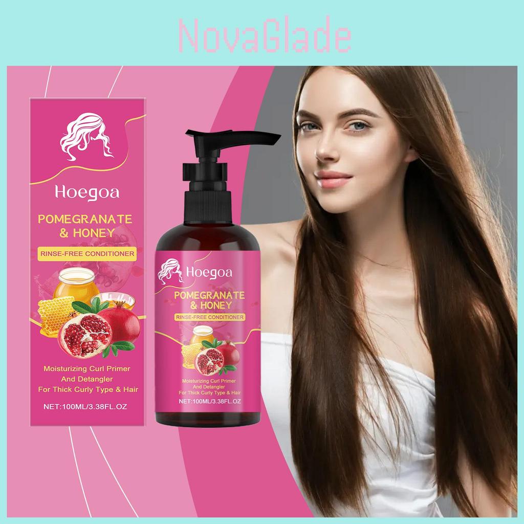 Hoegoa Pomegranate Leave In Conditioner Nourishing Moisturizing Detangling Smooth Hair