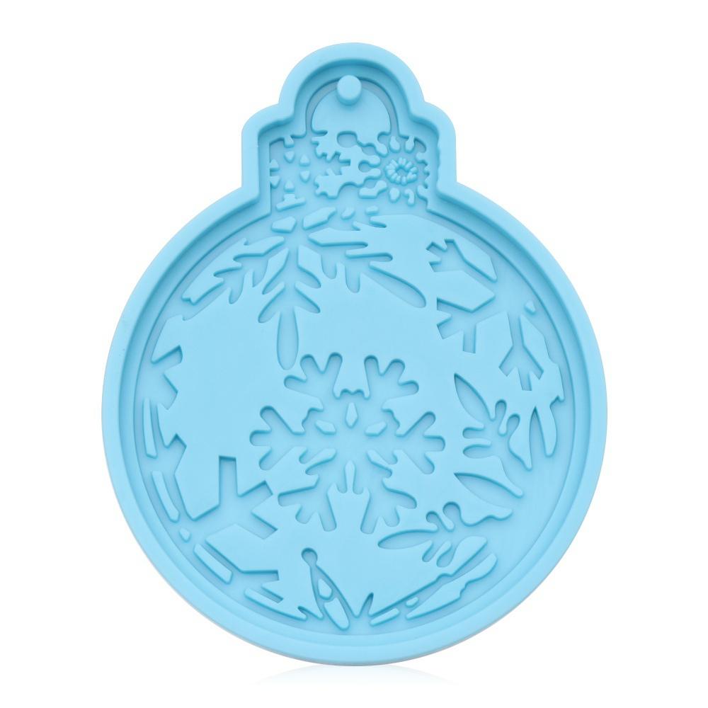 Christmas Silicone Mold Xtmas Tree Hanging Tags Keychain Pendant Mold Santa Claus Elk Resin Craft Mold Candy Chocolate Cake Tool