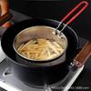 1Pcs Stainless Steel Fried Mesh Kitchen Fry Basket Cooking Basket Fry Pan Oil Pan Strainer Noodle Spoon Colander French Fries