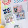 3 Inch 3-Holes Binder Photo Album Glitter Sequin Home Picture Case Storage Name Collect Book Idol Photocard Name Card ID Holder