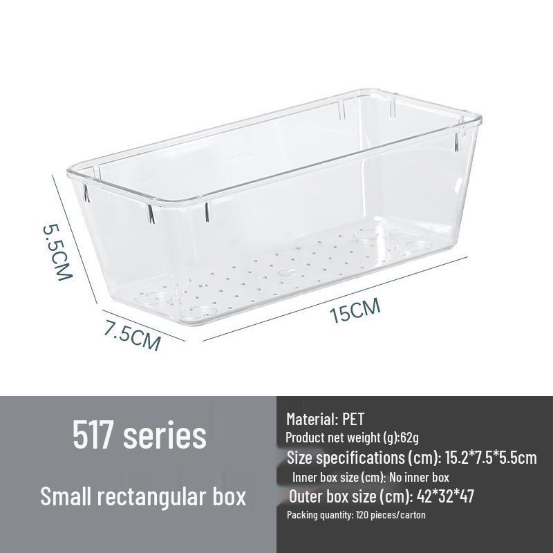 Food-Grade Refrigerator Storage Box with Lid for Kitchen Items
