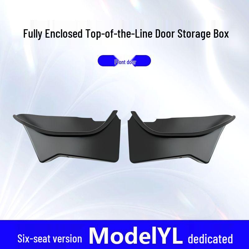 Fits Tesla Refreshed Six-Seater Model Y: All-Inclusive Door Sill and Side Storage Box