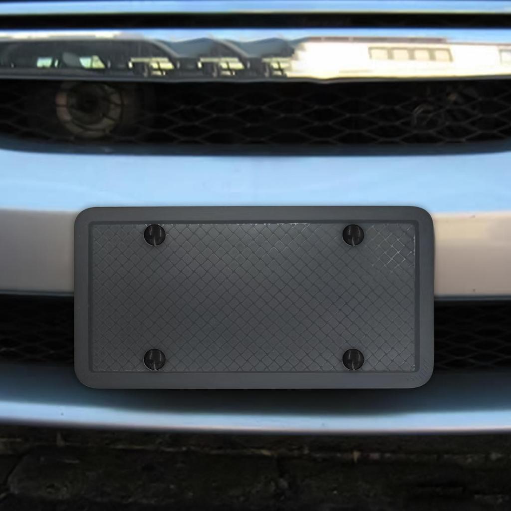 Licence Plate Frame 2 Piece Number Plate Frame Bracket Holder Mount Noise Reduction Weatherproof Adapter For Truck Trailer Golf