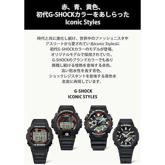 Casio Wristwatch G-Shock Iconic Styles DW-5600RL-1 Mens Black First Generation Color