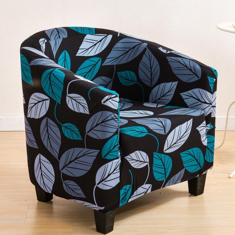 Elastic Club Chair Cover Christmas BathTub Armchair Covers Bar Counter Single Sofa Protector Dust-proof Furniture Slipcover 1PC