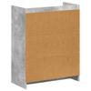 Shoe Cabinet with Door Concrete Grey 73.5 x 36 x 92 cm Engineered Wood