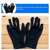12Pairs Thick Labour Protection Cotton Gloves Comfortable Working Gloves Hand Safety Breathable Anti-Skid