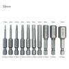 8PCS Hex Shank Head Hex Head Bits Practical Screwdriver Bits New Screwdriver Set  Hand Tool