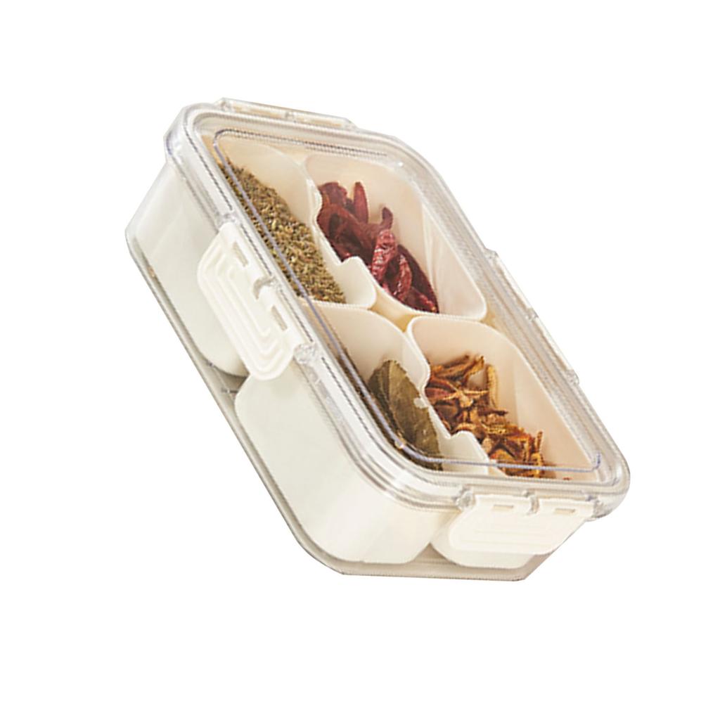 Plastic Storage Box Multi Grids Fridge Food Divider Box for Dumpling Vegetable Fruit Seasoning