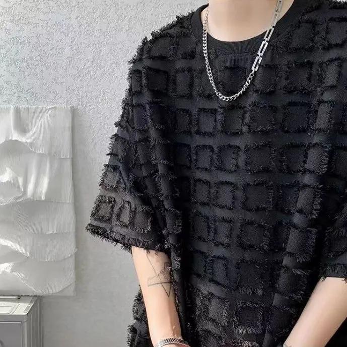 Men Summer Half Sleeved Korean T-Shirt Loose Basic Shirt Casual Top Tees