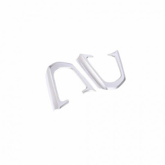 For BMW 5 Series G30 2018-22 Steering Wheel Button Frame Cover Trim Matte Silver