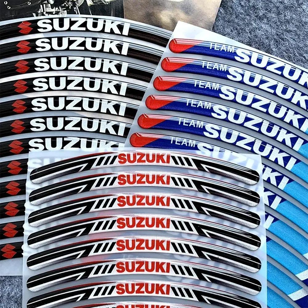 GMRT3 Auto Radaufkleber 13-19 Zoll Universal für Suzuki Motorrad Reifenmodifikation Wasserdicht Tropfkleber Dekorationsaufkleber