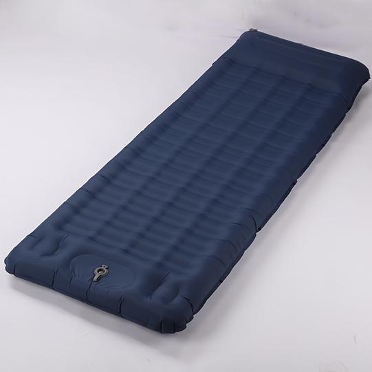 Antislip TPU Inflatable Camping Mat & Sleeping Pad with Built-in Inflator Pump Hiking Ready RV Use 500kg Load Capacity