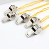 Metal Whistle Referee Sport Rugby Party Outdoor Sports Like Whistle Training School Soccer Football Colorful Lanyard Whistle
