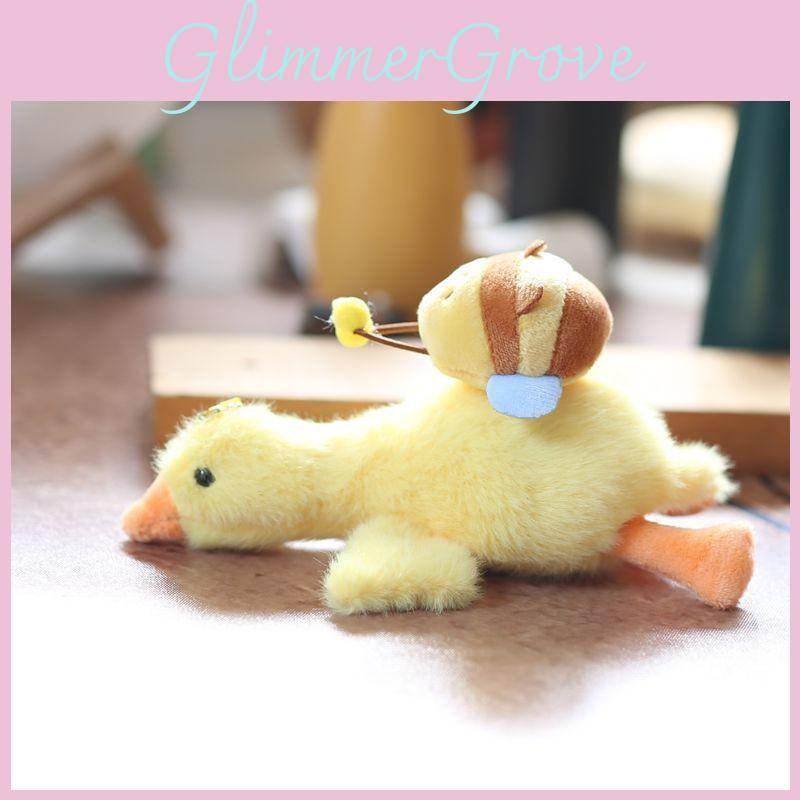 Keychain Plush Goose Pp Cotton Fill Backpack Decor Stuffed With Pullout Animals