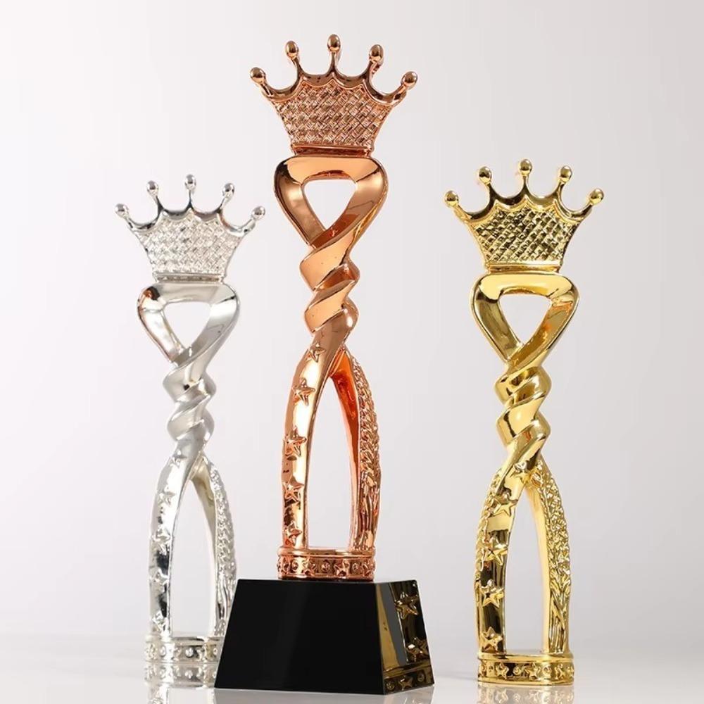 Crown Small Prize Cup Resin Winner Award Trophy Toy New Resin Award Trophy  Kindergarten Kids Gift
