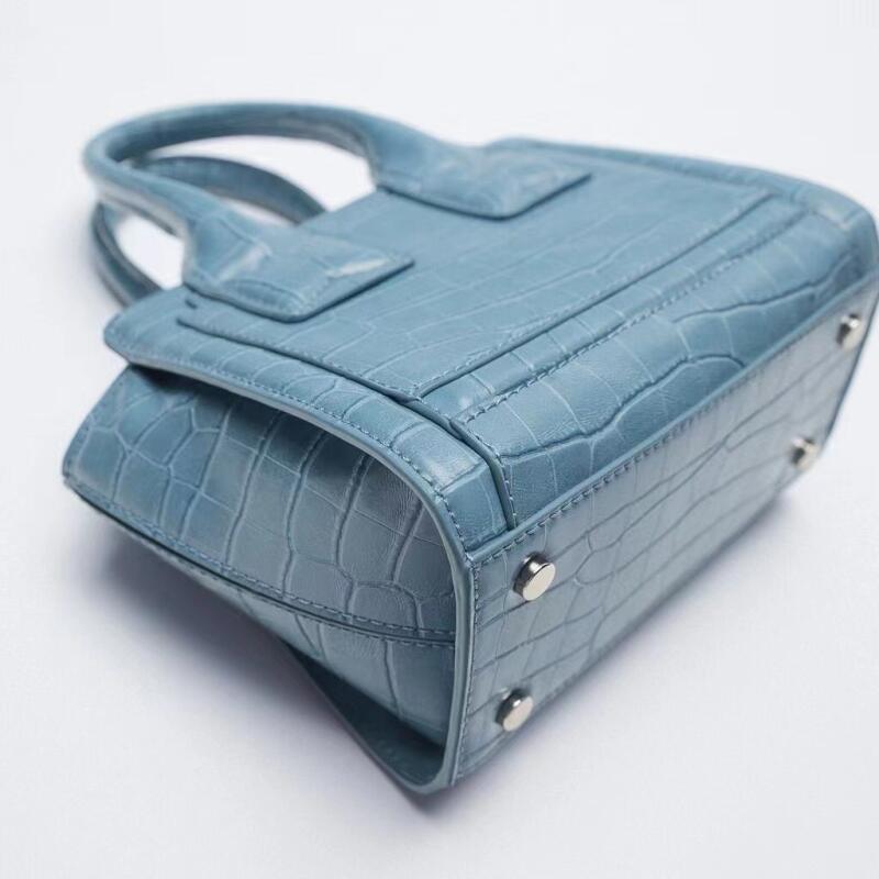 Сумки с верхней ручкой для женщин Новые повседневные женские маленькие кожаные сумки — фото 5