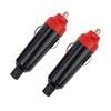 Set of 2 Waterproof Car Socket Connectors Compatible with DC Voltage