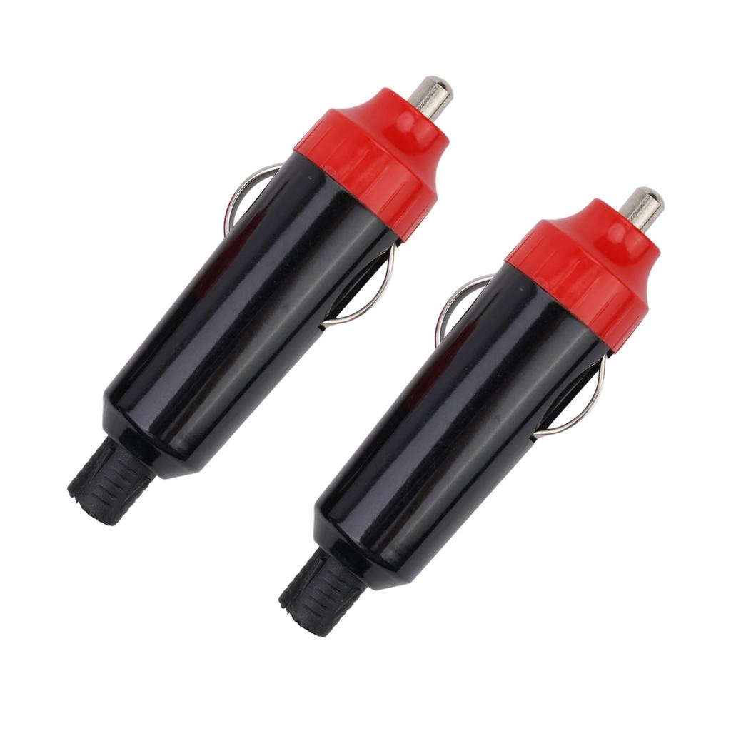 Set of 2 Waterproof Car Socket Connectors Compatible with DC Voltage