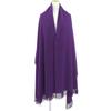 Excellent HERMES Stall purple cashmere Women Used