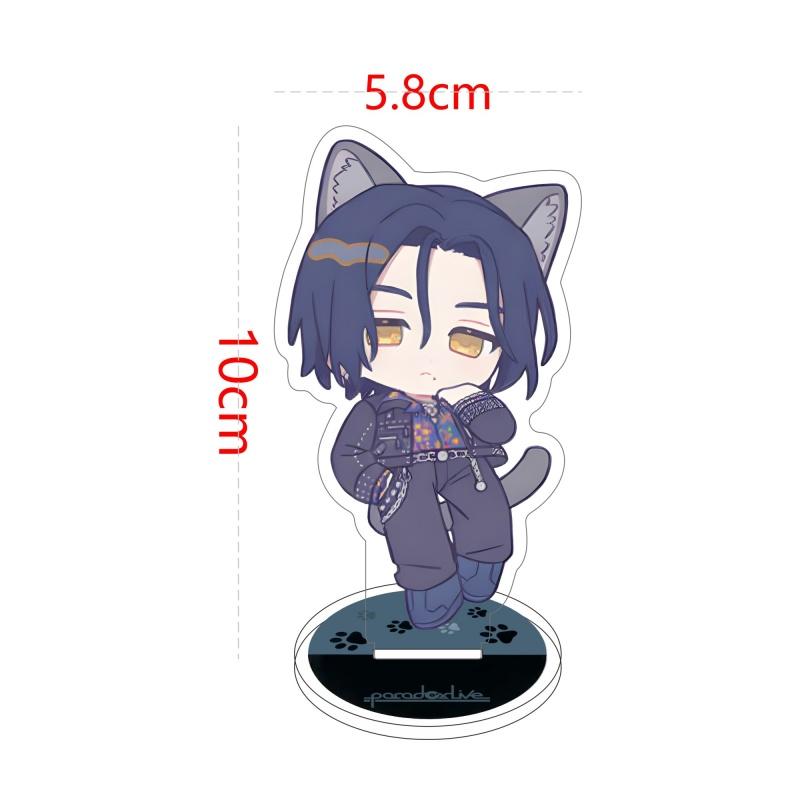 Anime Paradox Live Sugasano Aren Yon Hajun Acrylic Stand Keychain Figure Model Plate Desk Decor Standing Sign Fans Birthday Gift