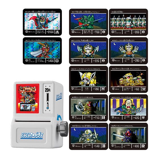 Mini Mini Carddass SD Gundam Gaiden Knights of the Round Table All 8 Types Set Full Comp Gacha Gacha