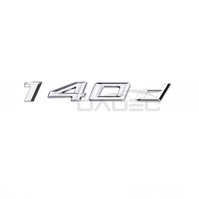 Car Rear Trunk Words Logo Badge Emblem Decals Decoration Sticker For BMW 1 Series 116d 118d 120d 125d 130d 135d 140d F20 F21 F40
