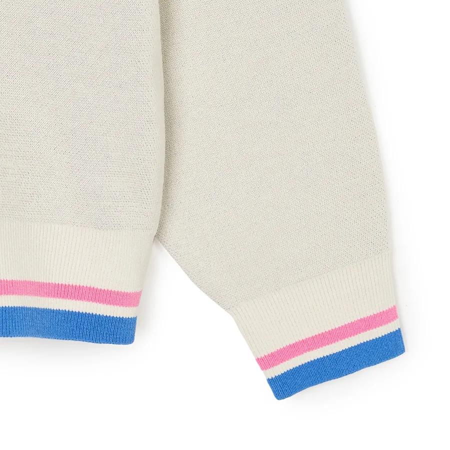 New MLB SS24 Knitwear Unisex Dark Cream 3AKPV0141-50CRD