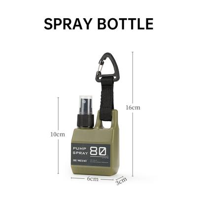 Outdoor Mini Spray Bottle 80ml Can Be Filled with Liquid Container Perfume, Disinfectant, Mosquito Repellent, Alcohol, Bottled