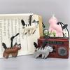 1PC/2PCS Ornament Mobile Phone Pendants Keychains Gifts For Cat Lovers Cartoon Shape Clothing Accessories Multicolor
