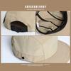 New Splicing Quick-Drying Flat-Brimmed Hats For Men And Women Summer Casual Sunscreen Japanese Retro 5-Panel Baseball Cap