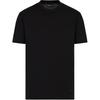 Solid Color Textured Jacquard Crew Neck Pullover Straight Fit Short Sleeve T-Shirt Men T-shirts Black 6D1TT7-1JGYZ-0034