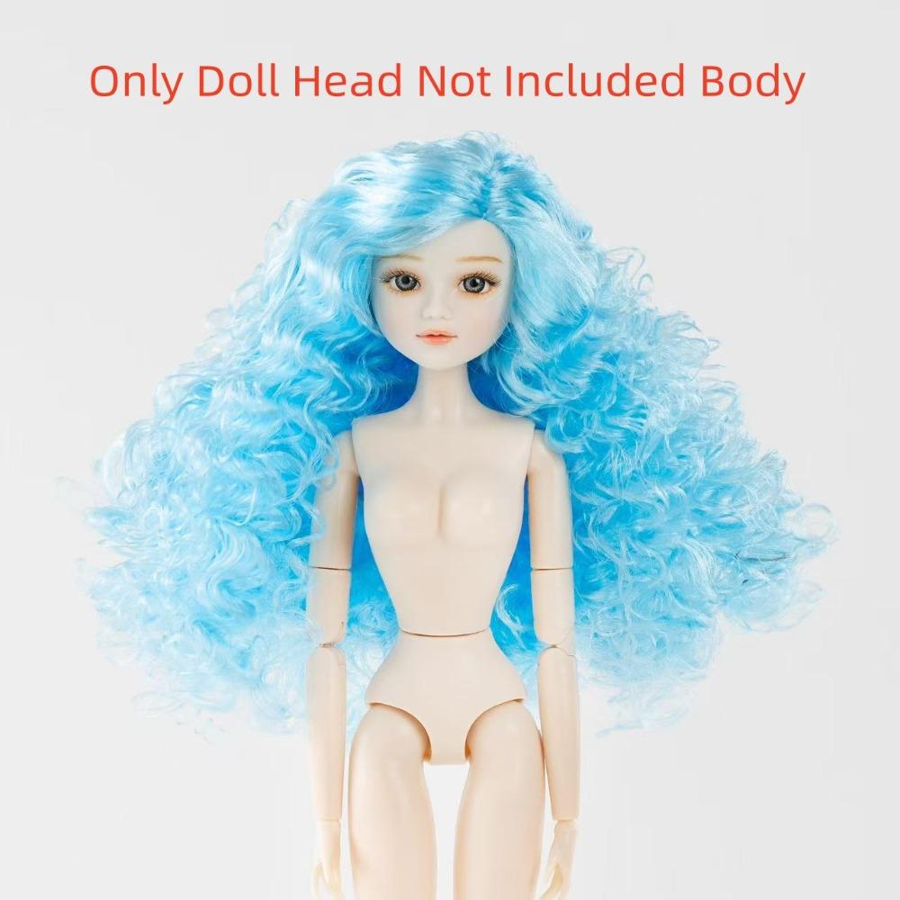 Joint Movable Supermodel Doll Body Curly Hair Doll Body Realistic Make-up Doll Head Play House