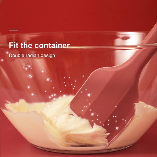 Tårtskrapa Formning Flexibel Integrerad Silikon Hänghål Multifunktionell Krämspatel för Hemmet