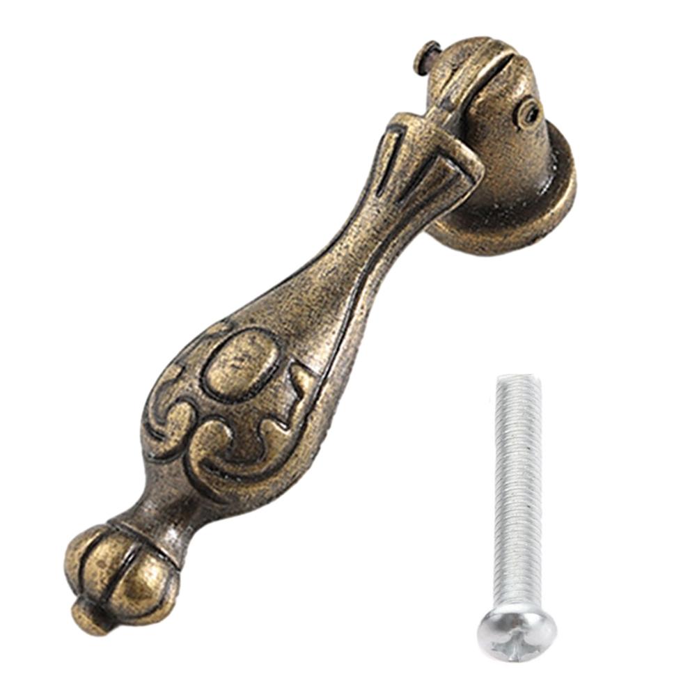 Antique Bronze Cabinet Knob Drawer Closet Pendant Drop