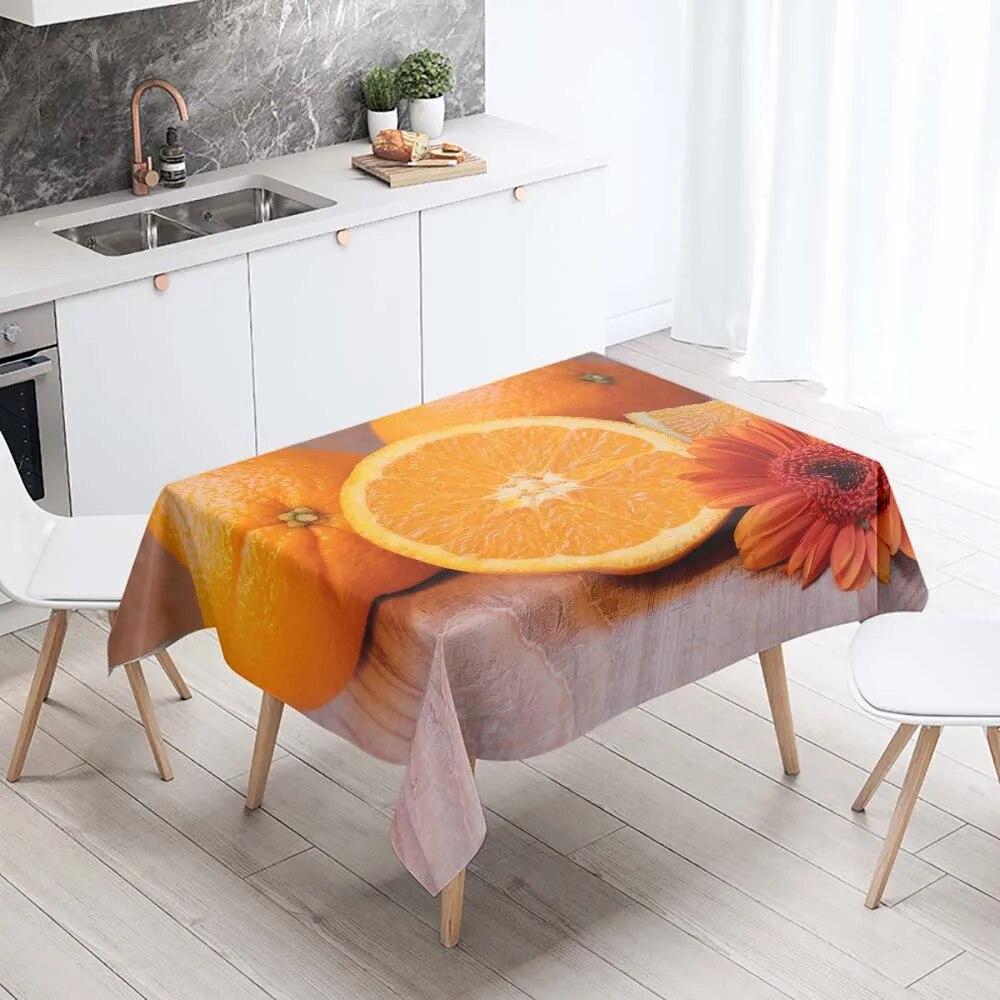 Gourmet Petit Cake Tablecloth Waterproof Rectangular  Wedding Party Decoration Restaurant Kitchen Home